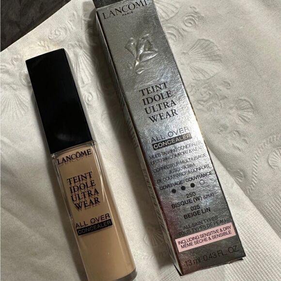 Lancôme Teint Idole Ultra Wear All Over Full Coverage Concealer Color: 250 Bisqu - Picture 2 of 3